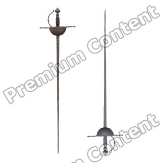 Rapier Weapon RAW 3D Scan